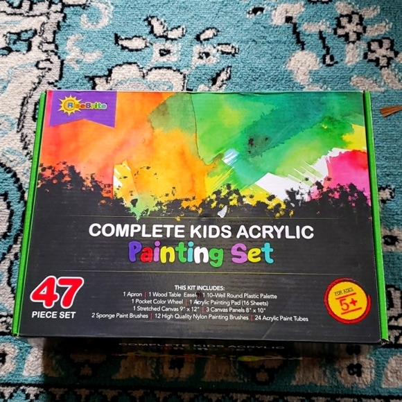 𝅺RISE Brite Complete kids Acrylic Painting set